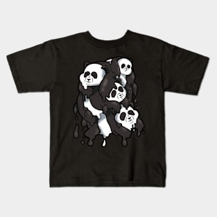 melting panda Kids T-Shirt